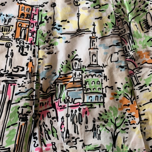 Talbots cityscape flared and pleated  fully lined skirt . Worn a couple of times - Picture 2 of 4